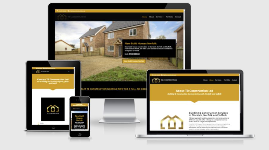 New website launch – TB Construction