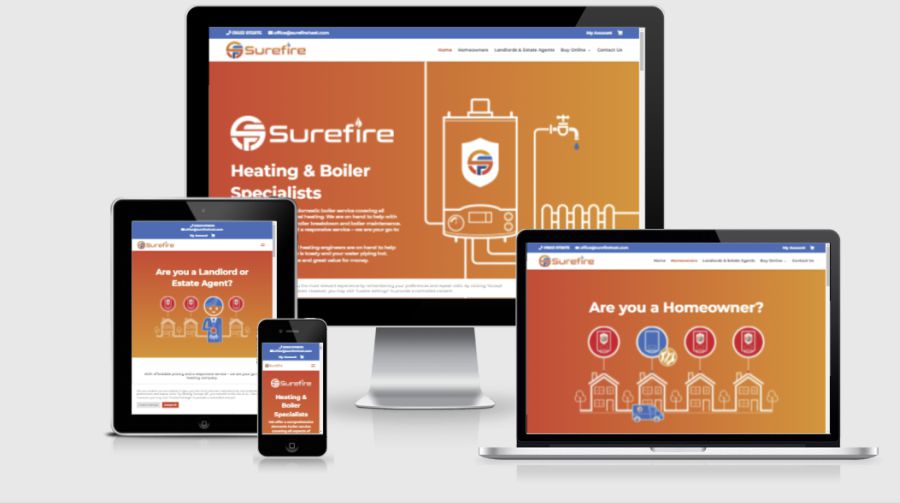 New website launch – Surefire Heat