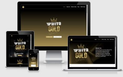 New website launch – White Gold Crypto
