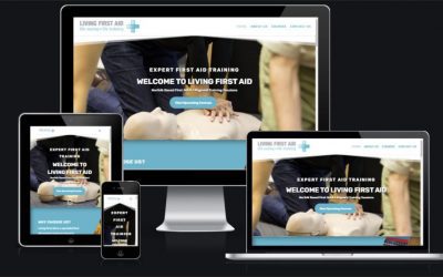 New website launch – Living First Aid